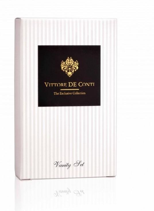 Tirolix Set vanity in scatola in scatola Vittore De Conti