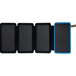 Berger BSPB 16 MA Solar Powerbank mit Taschenlampe 16.000 mAh