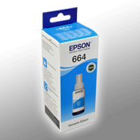 Epson Nachfülltinte C13T664240 cyan T6642