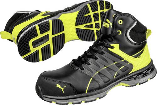 PUMA VELOCITY 2.0 YELLOW MID 633880-42 ESD Sicherheitsstiefel S3 Schuhgröße (EU): 42 Schwarz, Gelb 1St.