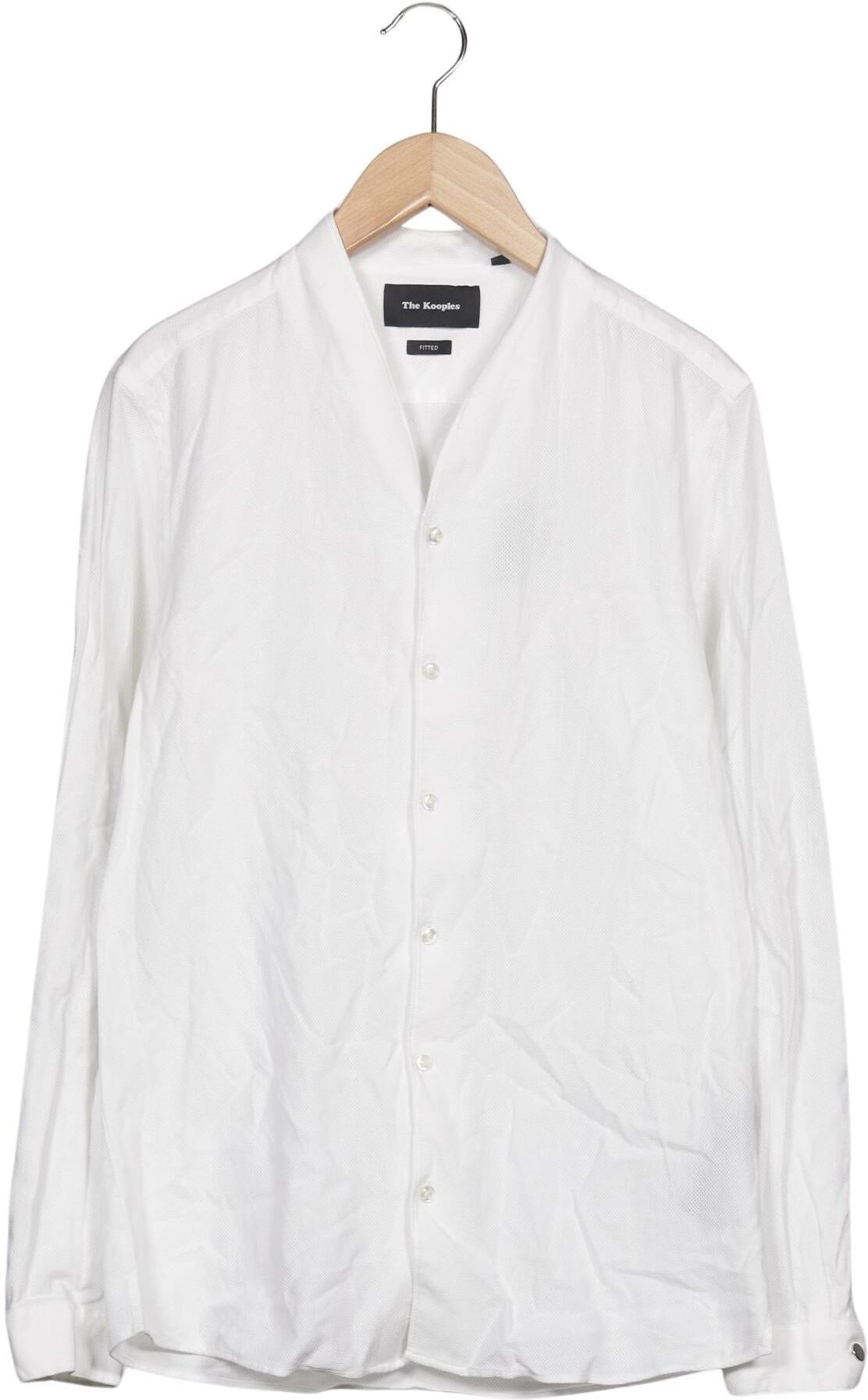 The Kooples Herren Hemd, Weiß, Gr. S, Baumwolle - Second Hand