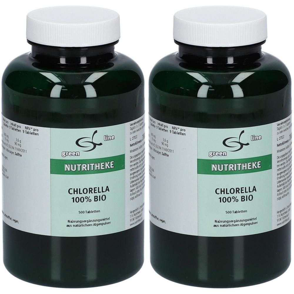 Chlorella 100% Bio Kapseln 2x 2x500 St