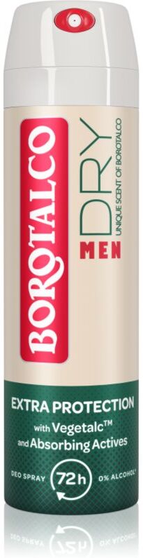 Borotalco MEN Dry Spray deodorant til mænd dufte Unique Scent of Borotalco 150 ml