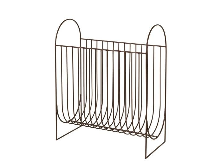 Broste Copenhagen - Maggie Magazinhalter, puce aubergine