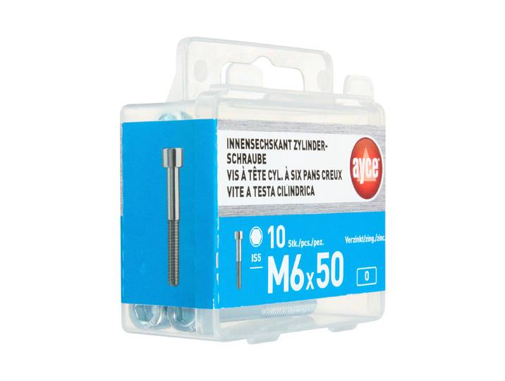 Ayce Innensechskant-Zylinderschraube M6 × 50 mm