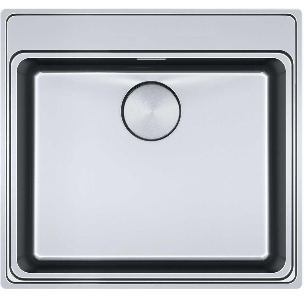 Franke Mythos Flächenbündig Edelstahlspüle MYX 210-50 A Druckknopf Edelstahl ab 60 cm 127.0641.999 - inkl.