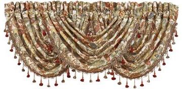 Five Queens Court August Window Waterfall Valance