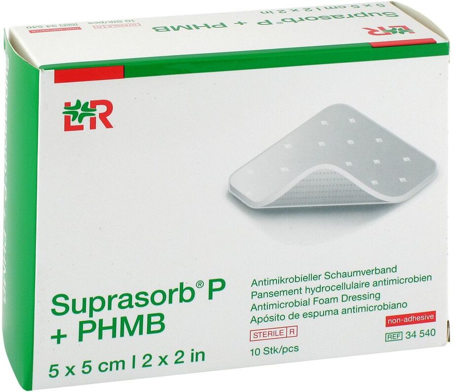 Suprasorb P+phmb Schaumverband 5x5 cm