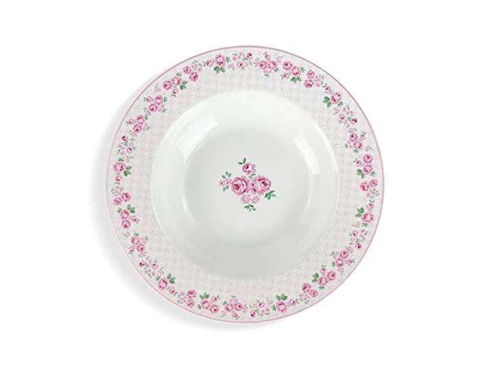 Nada Home Teller-Service Isabelle, Rose, Lucy, Shabby Chic, Porzellan, 6 Stück, 5422