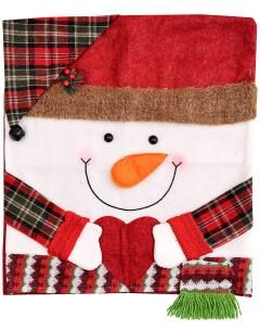 Newmooncrystals Christmas Decoration Chair Covers Christmas Figurine Chair Covers For Festive Home Decor snowman