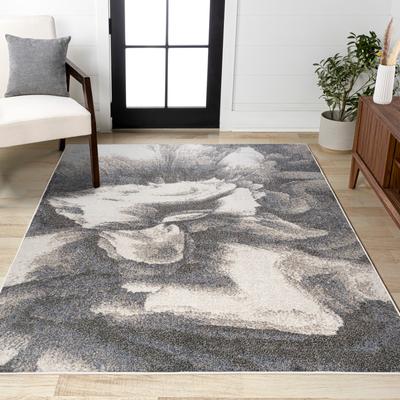 JONATHAN Y Marmo Abstract Two-Tone Modern Area Rug
