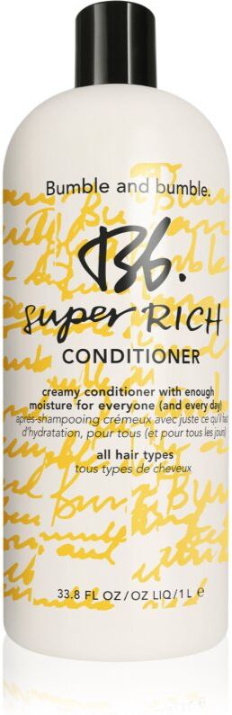 Bumble and bumble Bb.Super Rich Conditioner après-shampoing sans rinçage crème qui procure hydratation et brillance 1000 ml