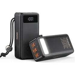 Veger Tank Boost (56000 mAh, 100 W, 207.50 Wh), Powerbank, Schwarz