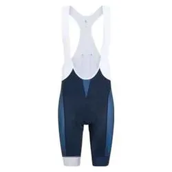 Odlo, Herren, Funktionsshirt, Radhose mit Trägern „Performance Mont Ventoux“ Blau (S), Blau, Schwarz