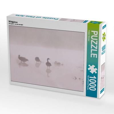 CALVENDO Puzzle Wildgänse | 1000 Teile Lege-Größe 64 × 48 cm Foto-Puzzle für glückliche Stunden