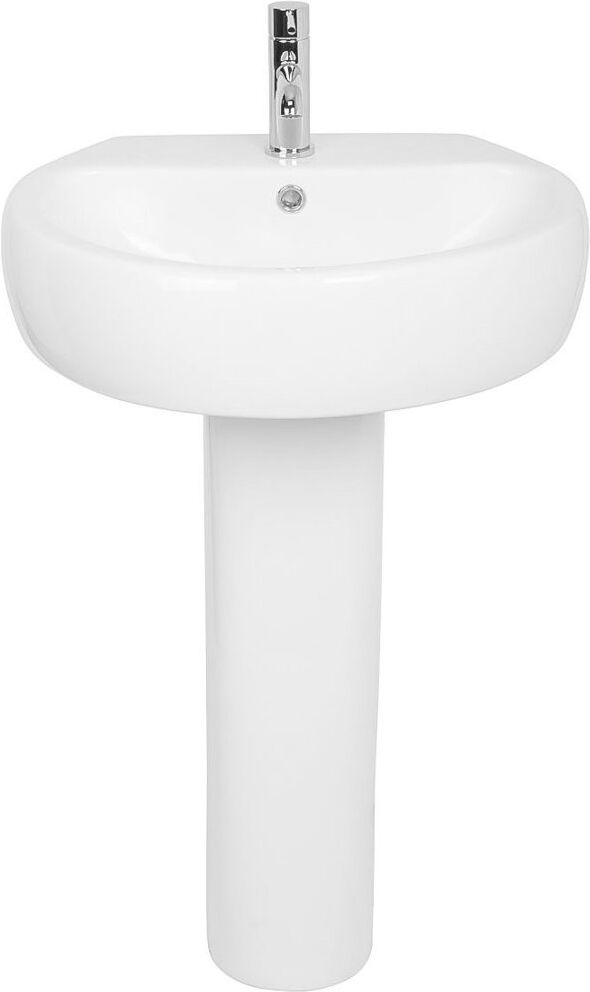Belfry Bathroom Regenia 560 mm L x 500 mm W Ceramic U-Shaped Sink White 500mm W