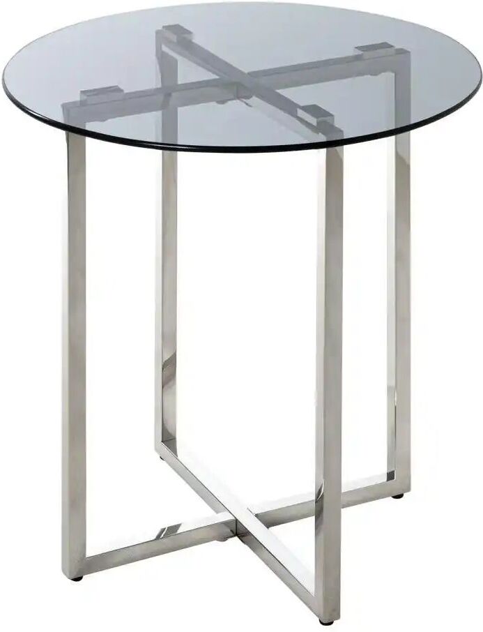 Höffner Beistelltisch   ¦ transparent/klar ¦ Maße (cm): H: 55  Ø: 50