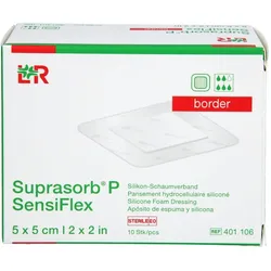 SUPRASORB P SensiFlex border 5x5cm