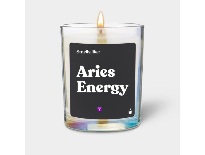 Duftkerze Rainbow Flowery Smells like: Aries Energy