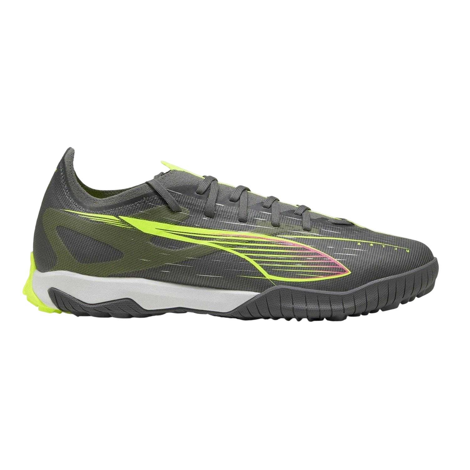 Puma - "Ultra 5 Match" Fußball-Stiefel für Herren, Rasen Training (Mattiertes Silber)