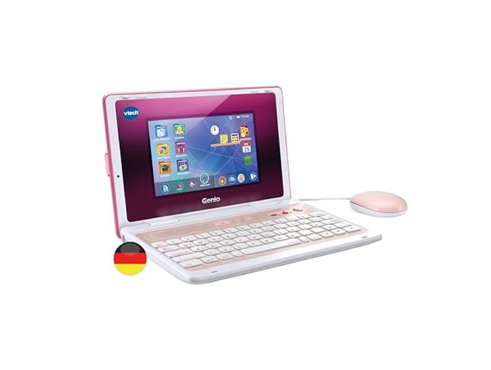 VTech Genio Lernlaptop XL pink – 7 LCD, 40 Lernspiele