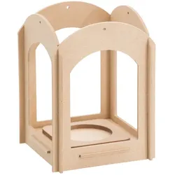 Laterne aus MDF, 12 x 12 x 16 cm