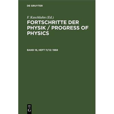 1968, Gebundene Ausgabe von , De Gruyter, 978-3-11-250059-0