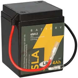 Batterie AGM SLA 6V 4Ah für Motorrad Startbatterie MS 6N4-2