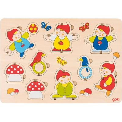 Goki 57470 - Aufstellpuzzle Zwerge
