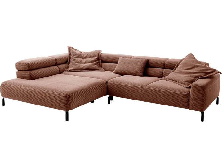 Pure Home Lifestyle Ecksofa SPRING, rost, Cord