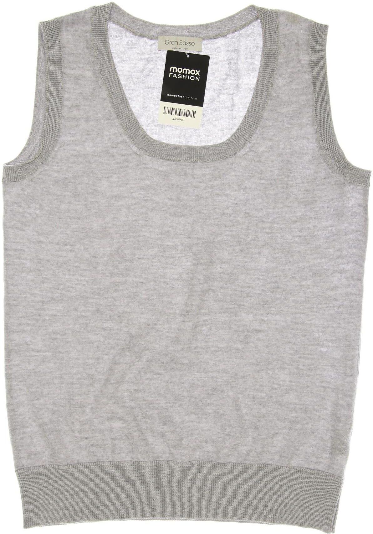 Gran Sasso Damen Pullover, Grau, Gr. EU 36 (IT 42), Schurwolle - Second Hand