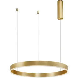 Nova Luce 9190640 Motif LED Pendelleuchte Messing Gold