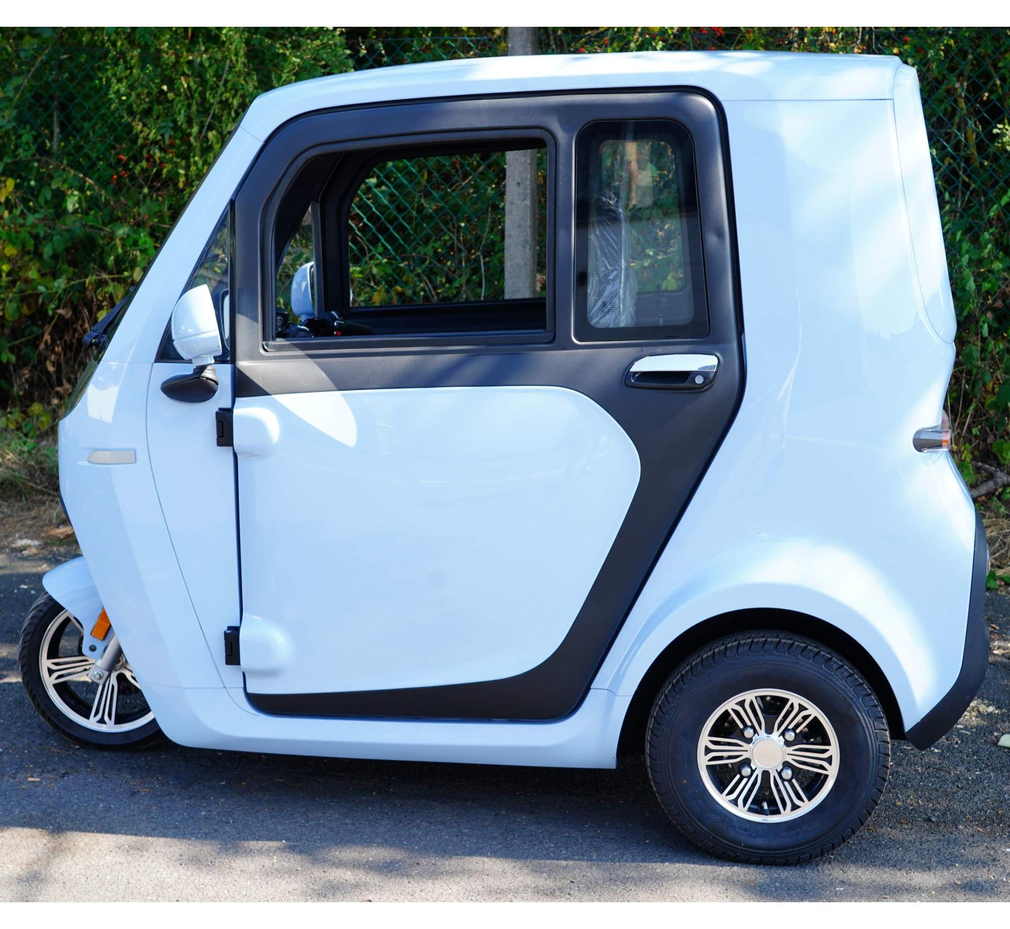 E-Kabinenroller Urban Hopper Cabin Base, 1.5 KW, 25 oder 45 km/h, Reichweite 80km, Farbe:grau, Höchstgeschwindigkeit:45 km/h