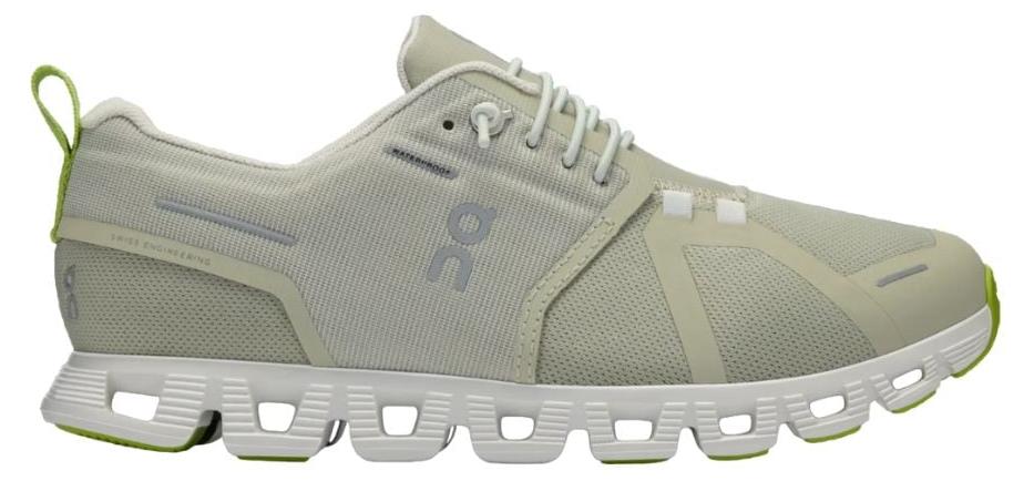 Laufschuhe Damen ON Cloud 5 Waterproof FW 2024-Grau/Weiß-37 1/2