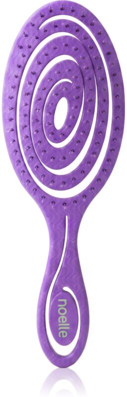 Noelle Hairbrush brosse plate Purple Spiral 1 pcs