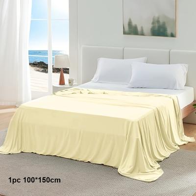 Shop Station Arctic Comfort Cooling Blanket Lightweight Ice Silk Blanket For Cool, Breathable Summer Sleep yellow 100x150cm