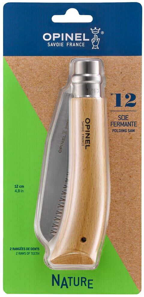 Opinel  - N°12 Scie Blister Hêtre - Scie à chaîne