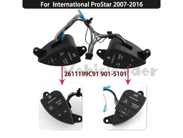 Tout nouveau commutateur de régulateur de vitesse, régulateur de vitesse de remplacement Standard pour International ProStar 2007 – 2016 2611199C91 901-5101
