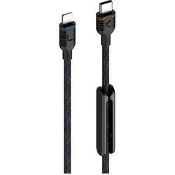 Unisynk 10329 mobile phone cable Black 1.2 m Lightning USB C (1.20 m), USB Kabel