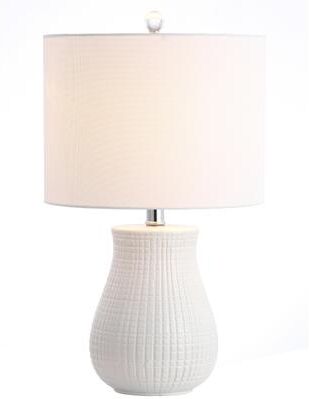 "SAFAVIEH Lighting Dayton 21-Inch LED Ceramic Table Lamp Set of 2 - 12"" x 12"" x 21"""