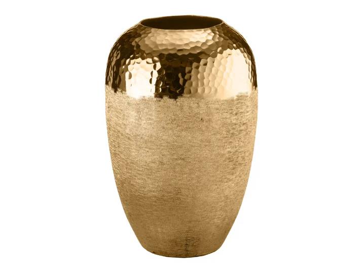 Dekovase Mink, Johann Jakob, gold, Metall