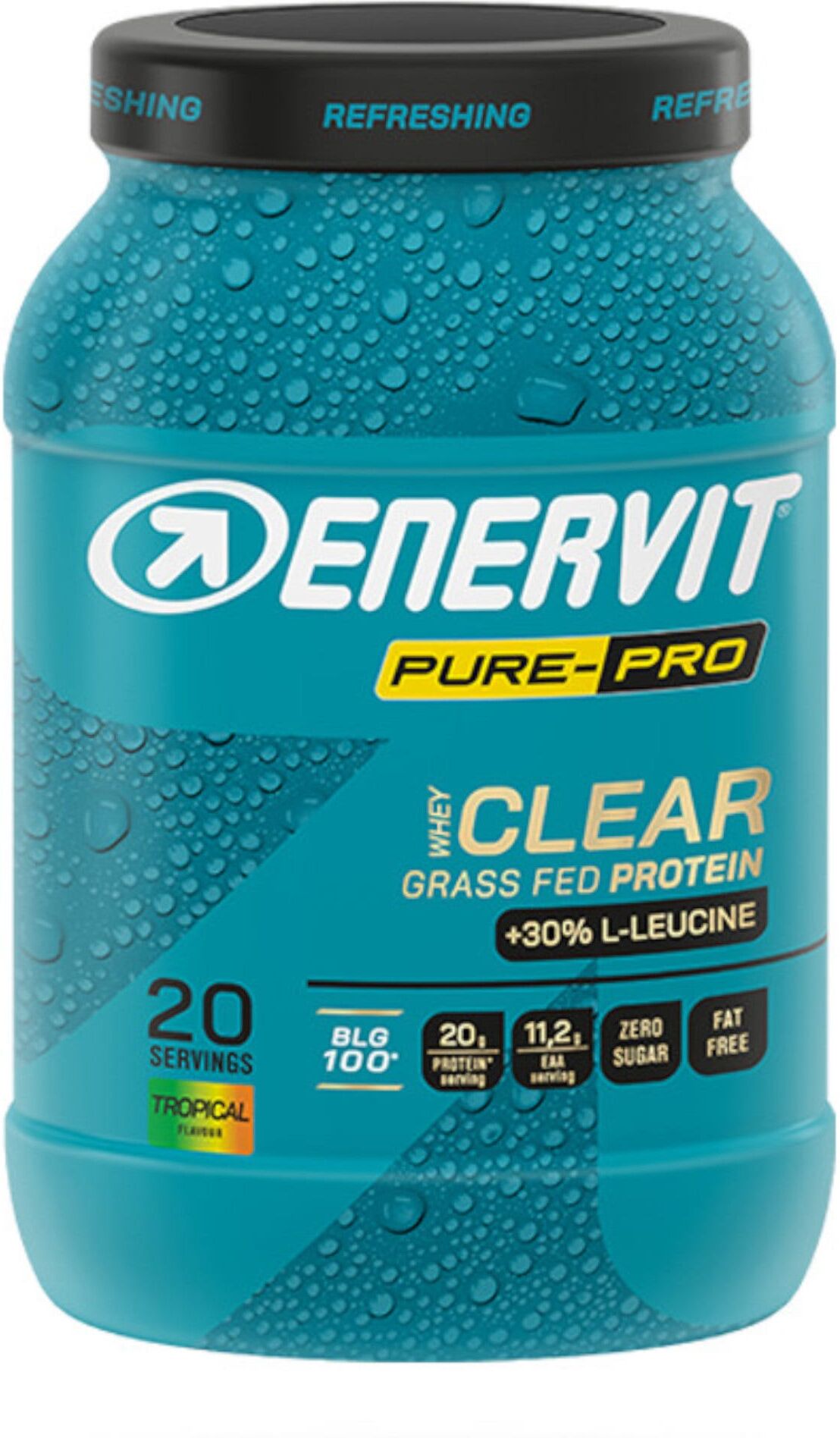 ENERVIT Pure Pro - Clear Whey Protein Blg-100 Grass Fed 500 G 