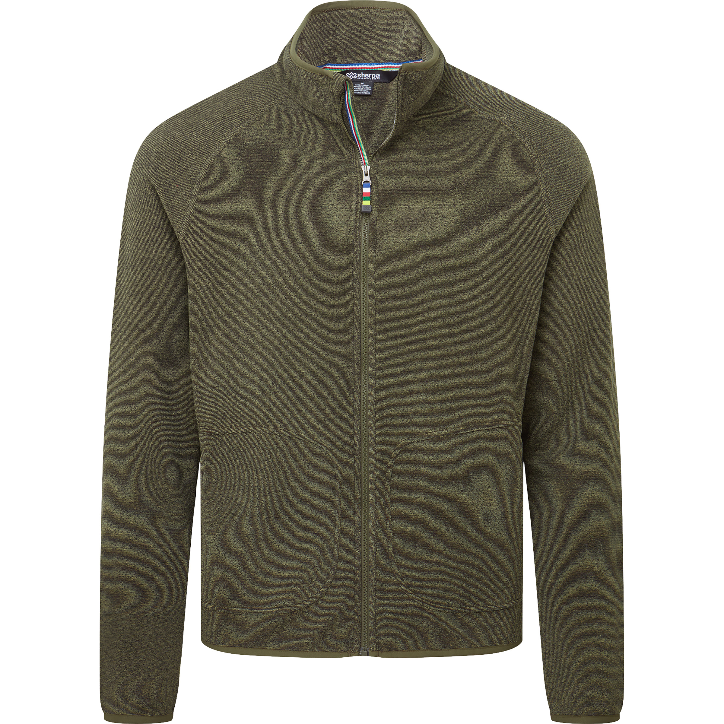 Sherpa Adventure Gear Rolpa Herren Fleecejacke oliv Größe L Lifestyle Schnell trocknend