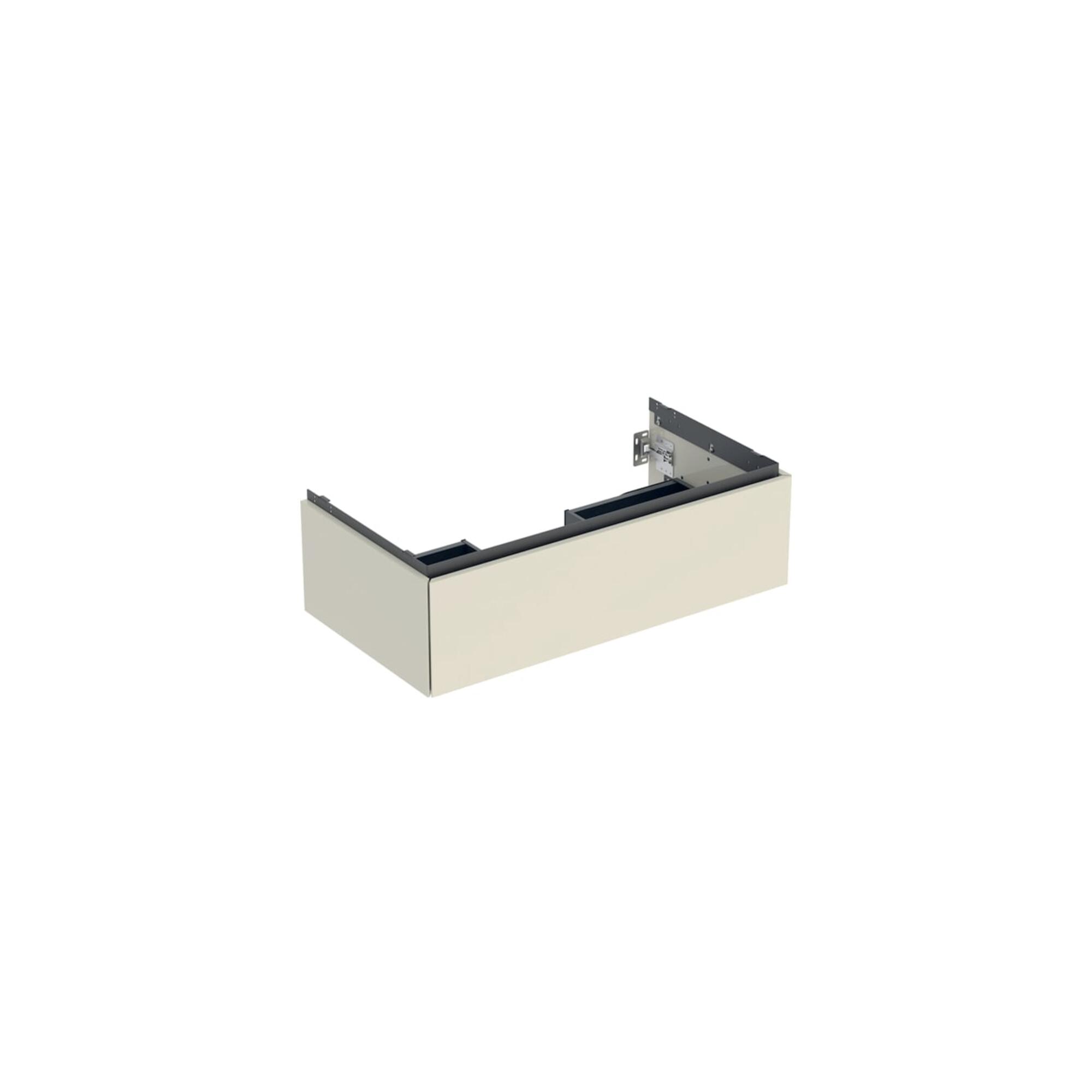 Geberit Waschtischunterschrank One 88,8x50,4x47cm, sand-grau/l hg, 1 Laden (505073004)