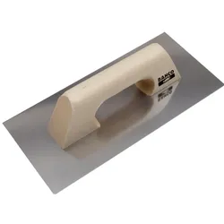 Irimo, , Glättkelle mit Edelstahl-Klinge und leichtem Pappelholzgriff, 300 x 140 mm (30 cm)