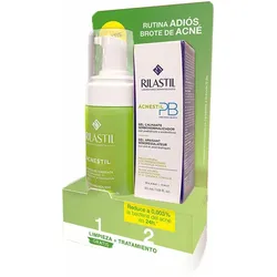 Rilastil, Beauty Geschenkset, Acnestil Goodbye Acne Breakout Case - 2 Stück (Gesichtspflege Set)