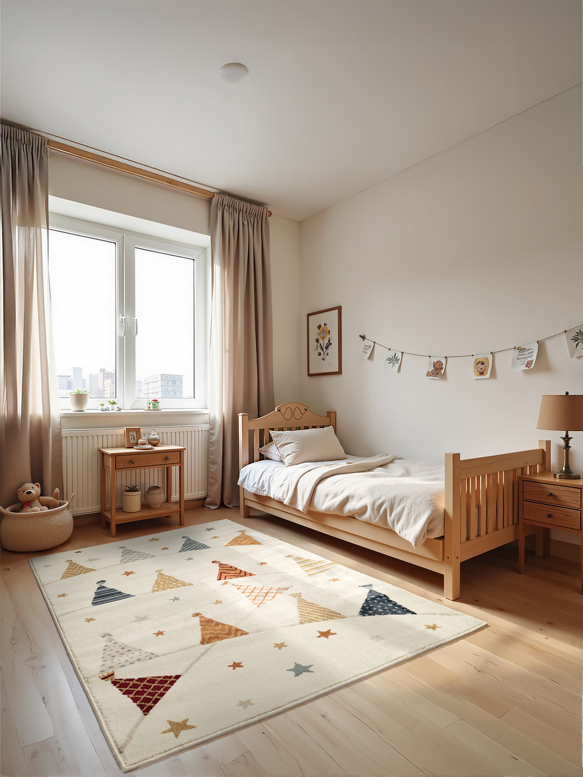 home24 Kinderkleed Kids Party beige 120 x 170 cm
