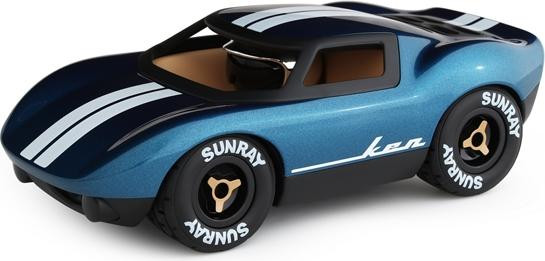 Playforever speelgoedauto Ken Cash - Blauw