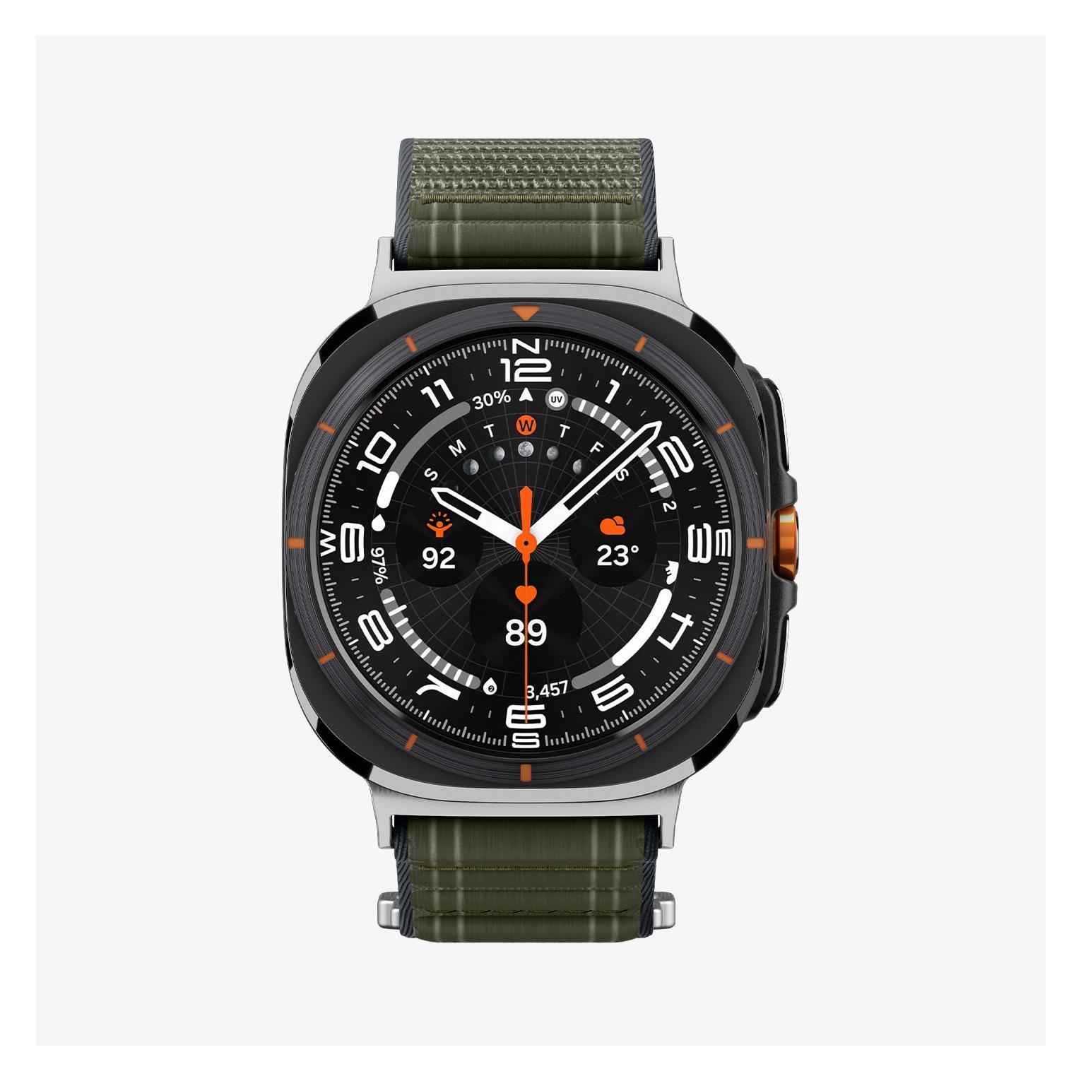 Spigen - WBF0 - Samsung Galaxy Watch Ultra 47mm - Green (Fabric, Nylon, Textile) (AMP10147)
