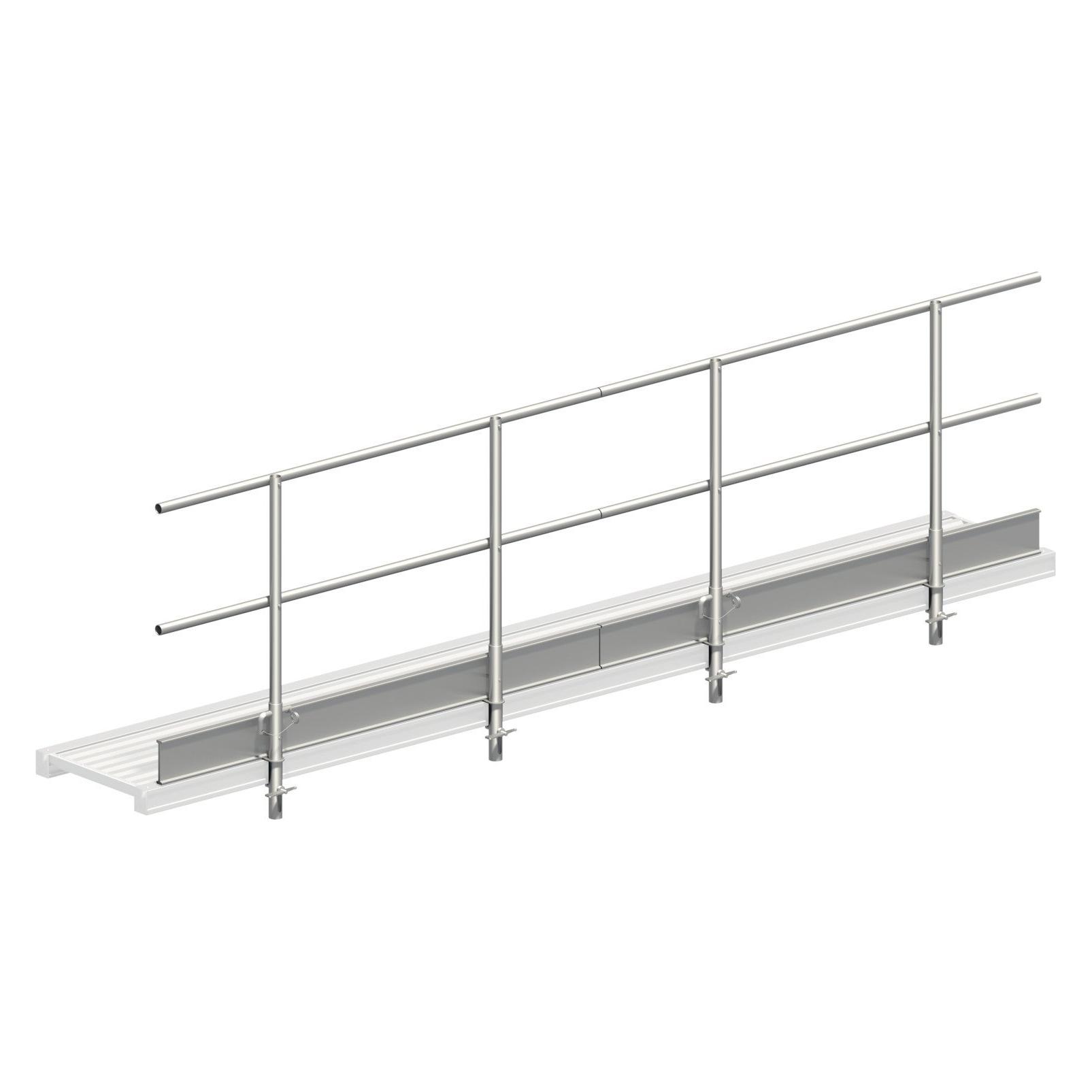 Layher Dreiteiliger Seitenschutz für Alu-Steg 6202 (412 cm) (229220)